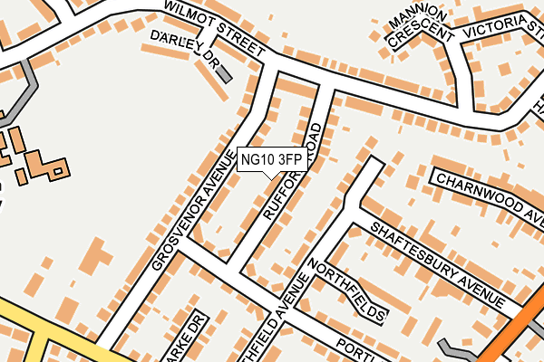 NG10 3FP map - OS OpenMap – Local (Ordnance Survey)