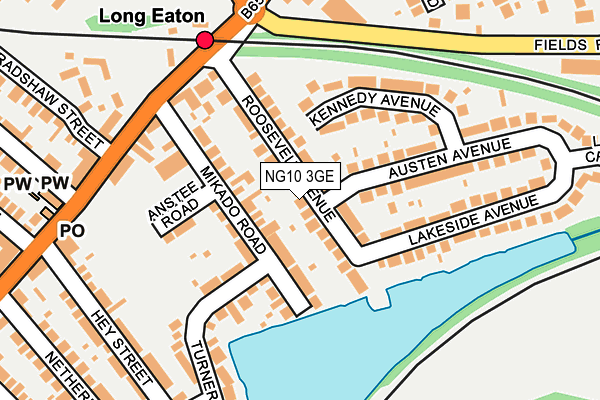 NG10 3GE map - OS OpenMap – Local (Ordnance Survey)