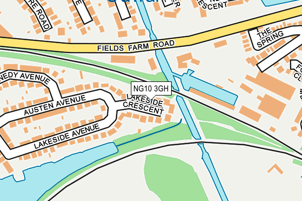 NG10 3GH map - OS OpenMap – Local (Ordnance Survey)