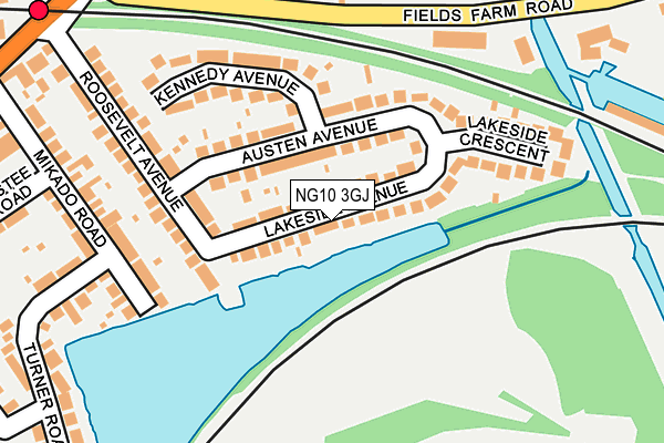 NG10 3GJ map - OS OpenMap – Local (Ordnance Survey)