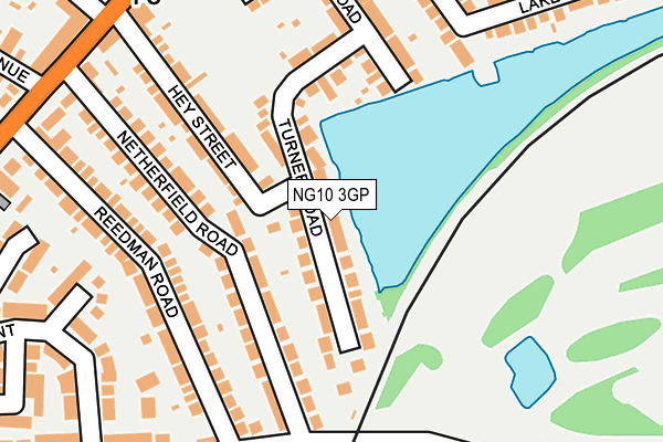 NG10 3GP map - OS OpenMap – Local (Ordnance Survey)