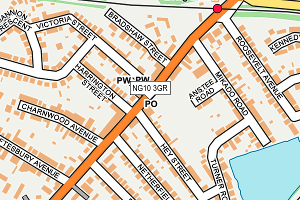 NG10 3GR map - OS OpenMap – Local (Ordnance Survey)