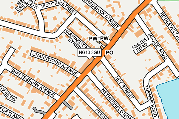 NG10 3GU map - OS OpenMap – Local (Ordnance Survey)