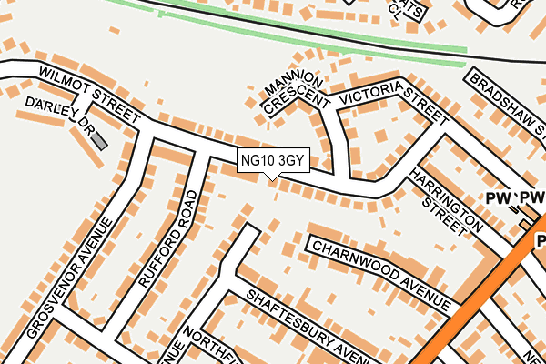 NG10 3GY map - OS OpenMap – Local (Ordnance Survey)