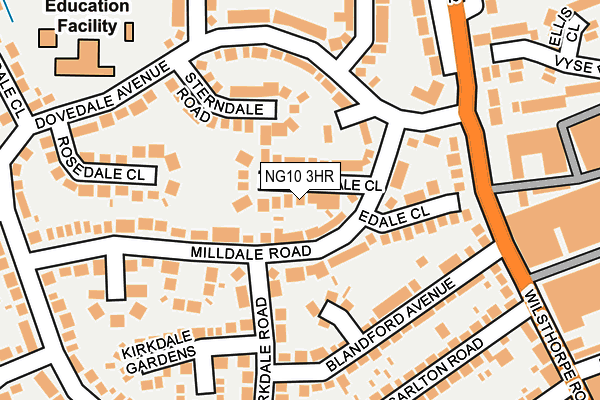 NG10 3HR map - OS OpenMap – Local (Ordnance Survey)