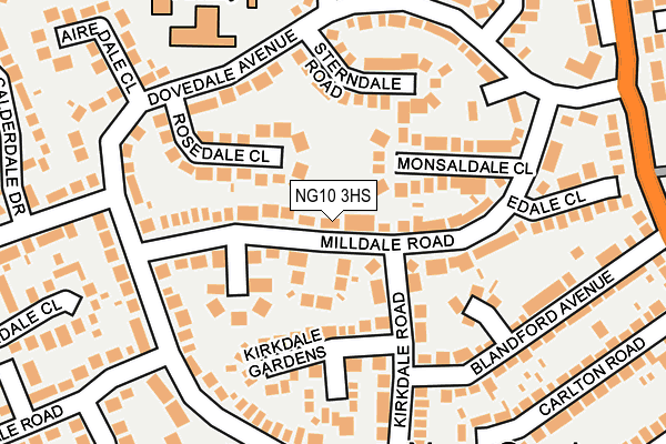 NG10 3HS map - OS OpenMap – Local (Ordnance Survey)