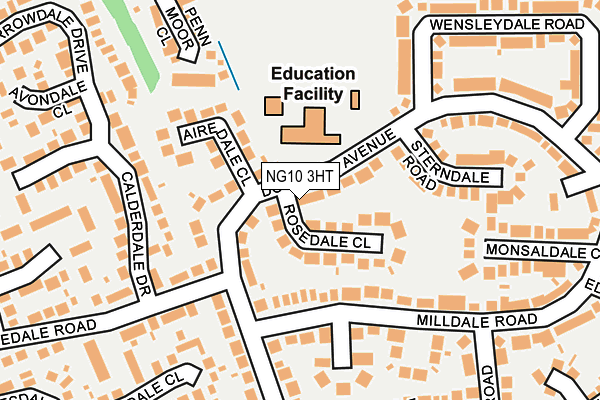 NG10 3HT map - OS OpenMap – Local (Ordnance Survey)