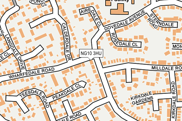 NG10 3HU map - OS OpenMap – Local (Ordnance Survey)