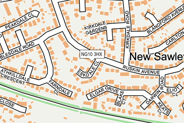 NG10 3HX map - OS OpenMap – Local (Ordnance Survey)