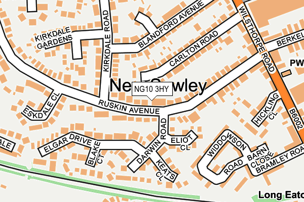 NG10 3HY map - OS OpenMap – Local (Ordnance Survey)