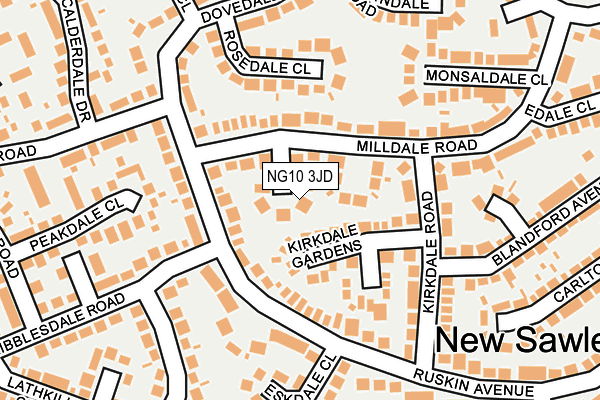 NG10 3JD map - OS OpenMap – Local (Ordnance Survey)