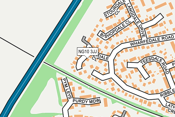 NG10 3JJ map - OS OpenMap – Local (Ordnance Survey)