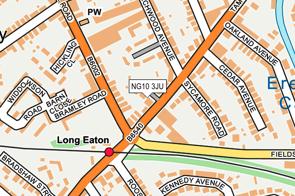 NG10 3JU map - OS OpenMap – Local (Ordnance Survey)