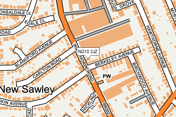 NG10 3JZ map - OS OpenMap – Local (Ordnance Survey)