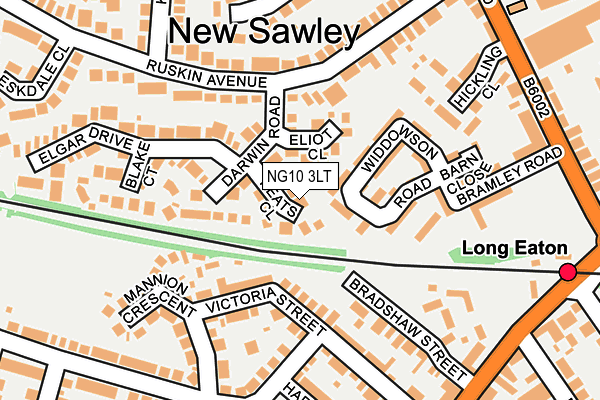 NG10 3LT map - OS OpenMap – Local (Ordnance Survey)