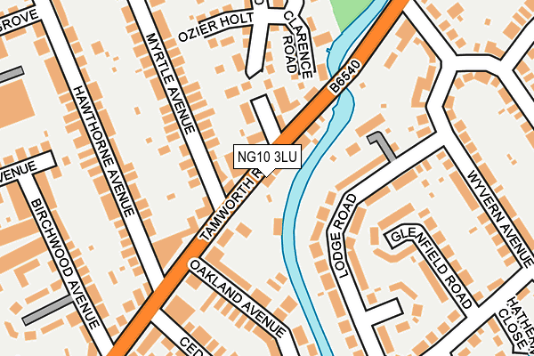 NG10 3LU map - OS OpenMap – Local (Ordnance Survey)