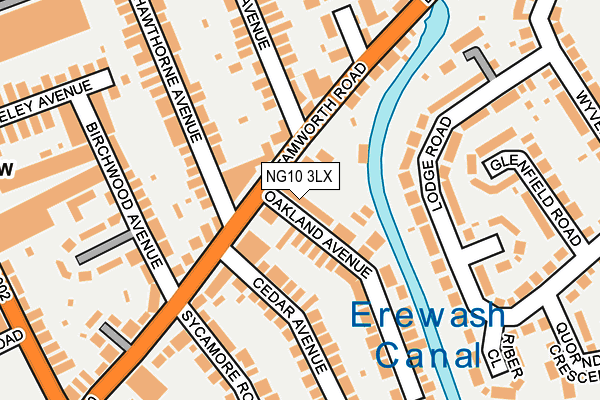 NG10 3LX map - OS OpenMap – Local (Ordnance Survey)