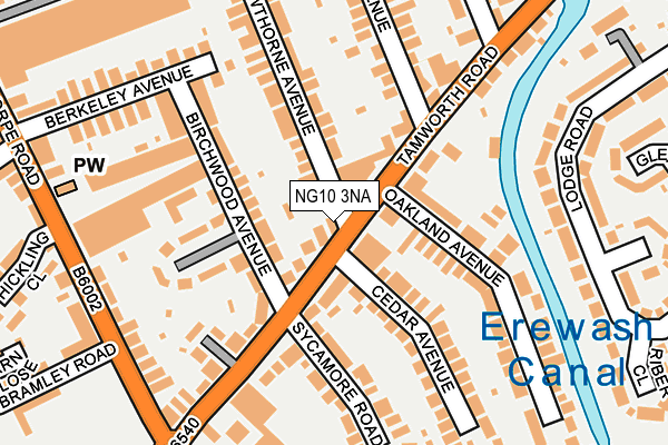 NG10 3NA map - OS OpenMap – Local (Ordnance Survey)