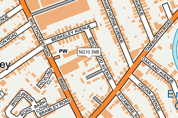 NG10 3NB map - OS OpenMap – Local (Ordnance Survey)
