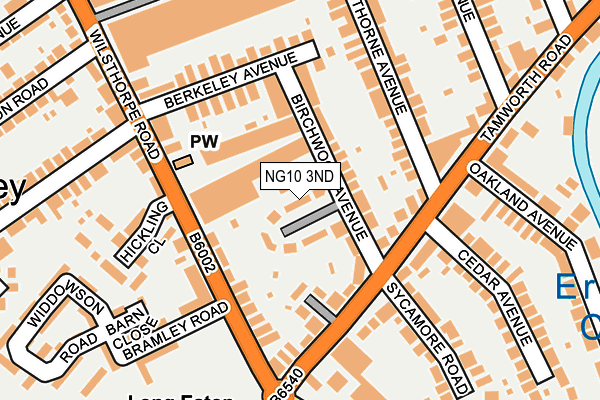 NG10 3ND map - OS OpenMap – Local (Ordnance Survey)