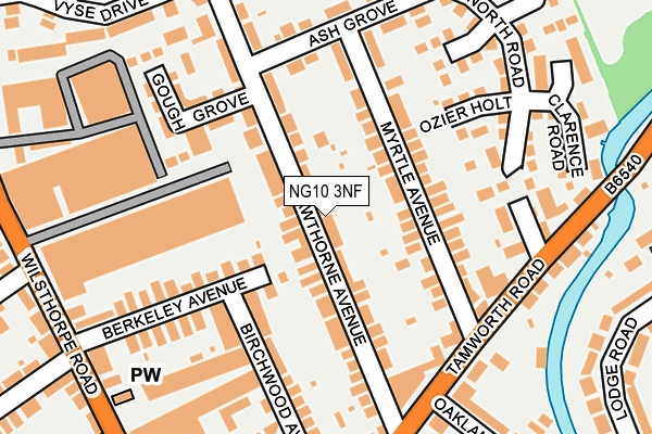 NG10 3NF map - OS OpenMap – Local (Ordnance Survey)