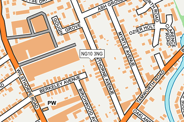 NG10 3NG map - OS OpenMap – Local (Ordnance Survey)