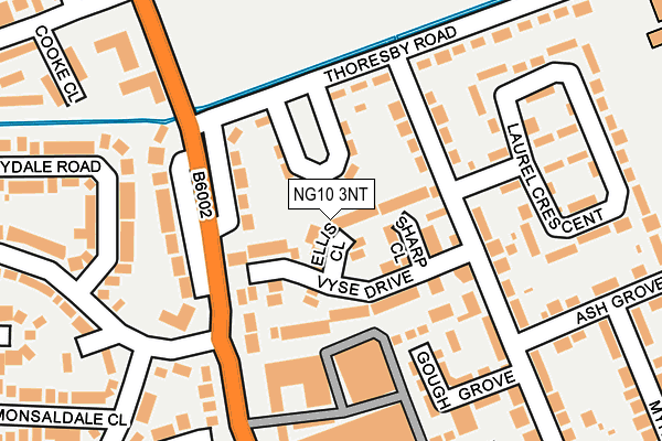 NG10 3NT map - OS OpenMap – Local (Ordnance Survey)