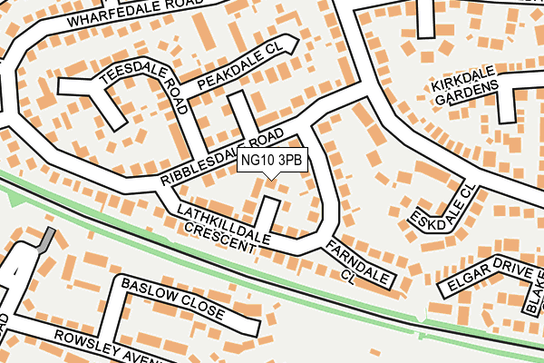 NG10 3PB map - OS OpenMap – Local (Ordnance Survey)