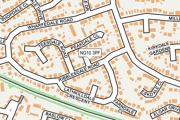 NG10 3PF map - OS OpenMap – Local (Ordnance Survey)