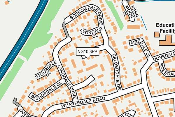 NG10 3PP map - OS OpenMap – Local (Ordnance Survey)