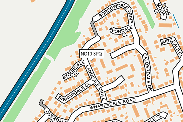 NG10 3PQ map - OS OpenMap – Local (Ordnance Survey)
