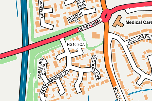 NG10 3QA map - OS OpenMap – Local (Ordnance Survey)