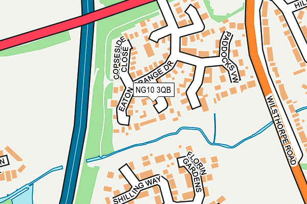 NG10 3QB map - OS OpenMap – Local (Ordnance Survey)