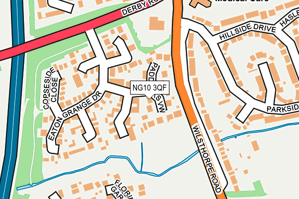 NG10 3QF map - OS OpenMap – Local (Ordnance Survey)