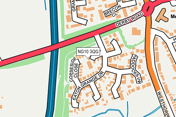 NG10 3QG map - OS OpenMap – Local (Ordnance Survey)