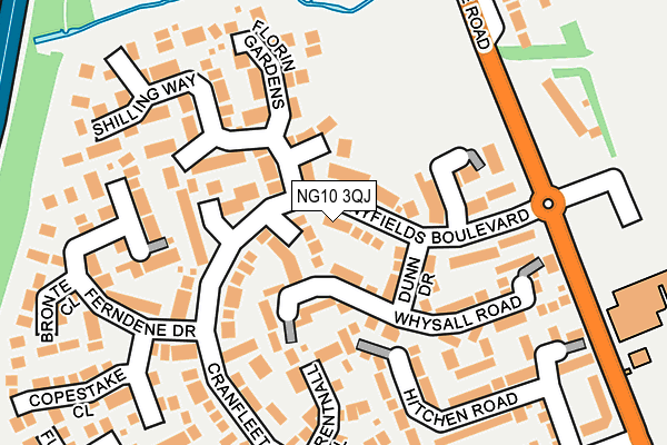 NG10 3QJ map - OS OpenMap – Local (Ordnance Survey)