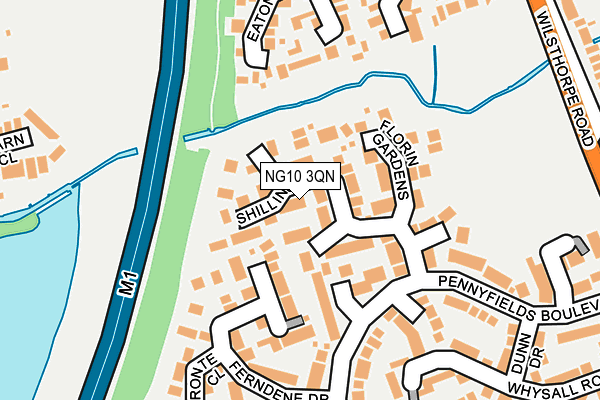 NG10 3QN map - OS OpenMap – Local (Ordnance Survey)
