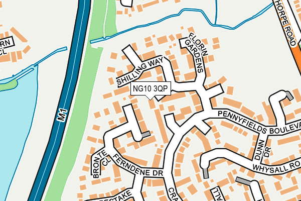 NG10 3QP map - OS OpenMap – Local (Ordnance Survey)