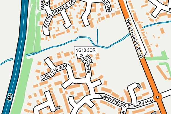 NG10 3QR map - OS OpenMap – Local (Ordnance Survey)