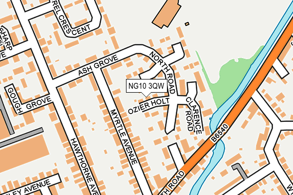 NG10 3QW map - OS OpenMap – Local (Ordnance Survey)