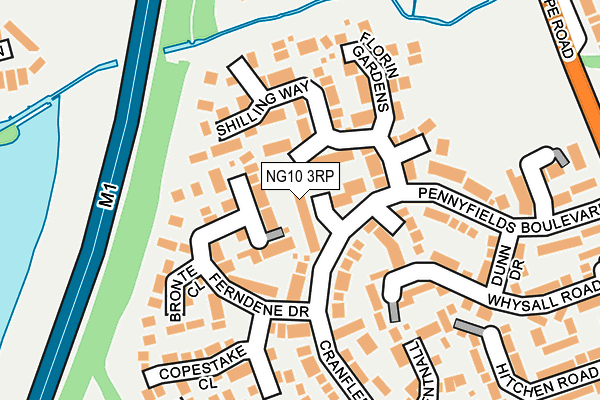 NG10 3RP map - OS OpenMap – Local (Ordnance Survey)