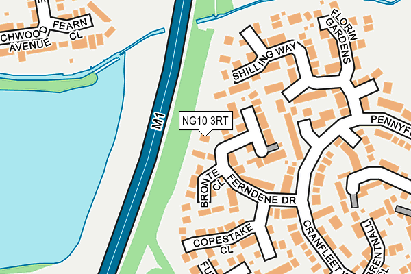 NG10 3RT map - OS OpenMap – Local (Ordnance Survey)