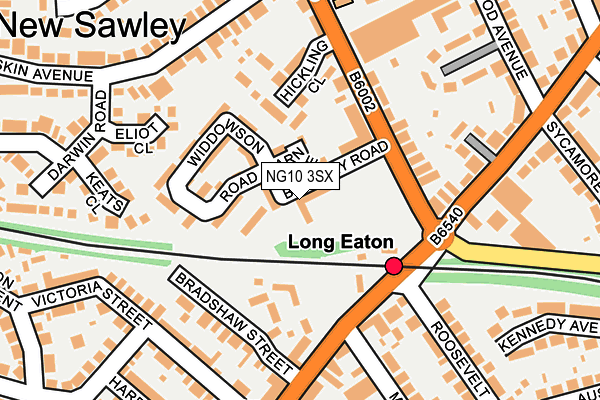 NG10 3SX map - OS OpenMap – Local (Ordnance Survey)