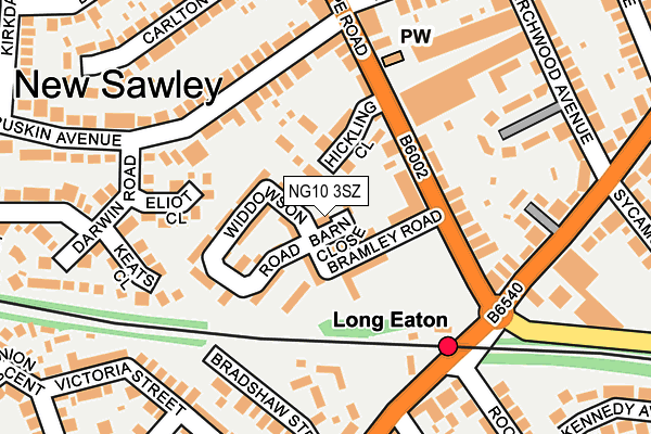 NG10 3SZ map - OS OpenMap – Local (Ordnance Survey)