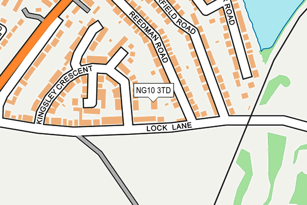 NG10 3TD map - OS OpenMap – Local (Ordnance Survey)
