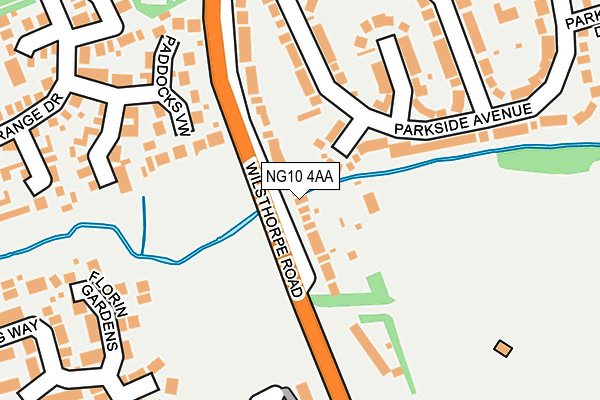 NG10 4AA map - OS OpenMap – Local (Ordnance Survey)