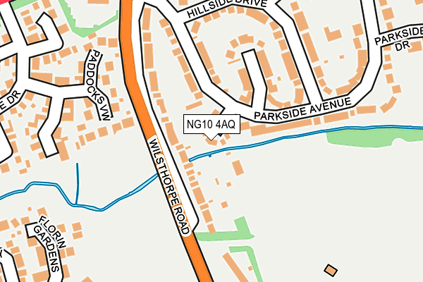 NG10 4AQ map - OS OpenMap – Local (Ordnance Survey)