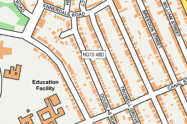 NG10 4BD map - OS OpenMap – Local (Ordnance Survey)