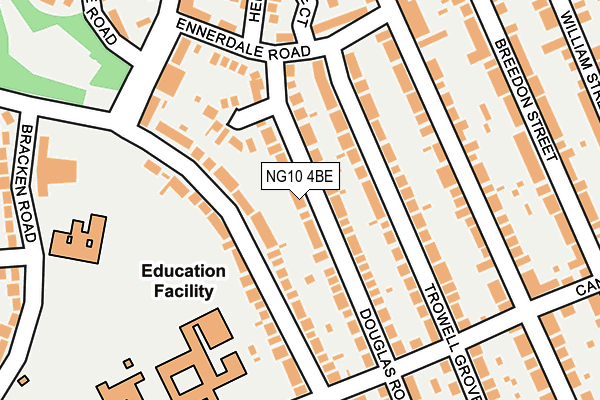 NG10 4BE map - OS OpenMap – Local (Ordnance Survey)