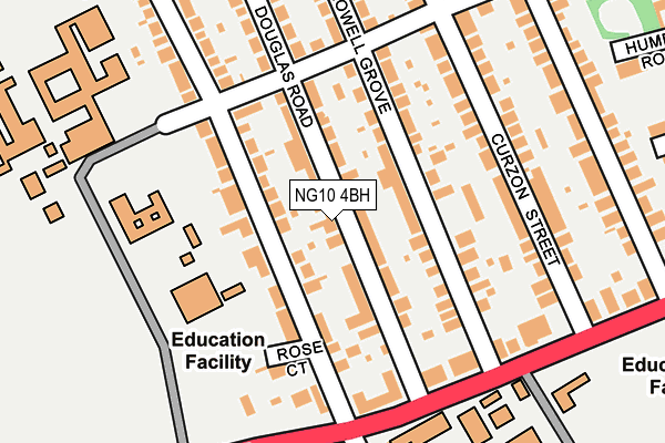 NG10 4BH map - OS OpenMap – Local (Ordnance Survey)